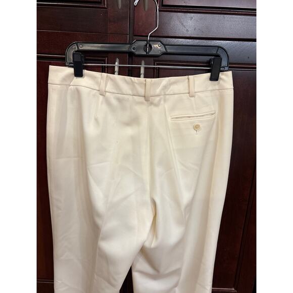 Brooks Brothers Caroline 100% Wool Winter White Size 10 - Picture 3 of 6